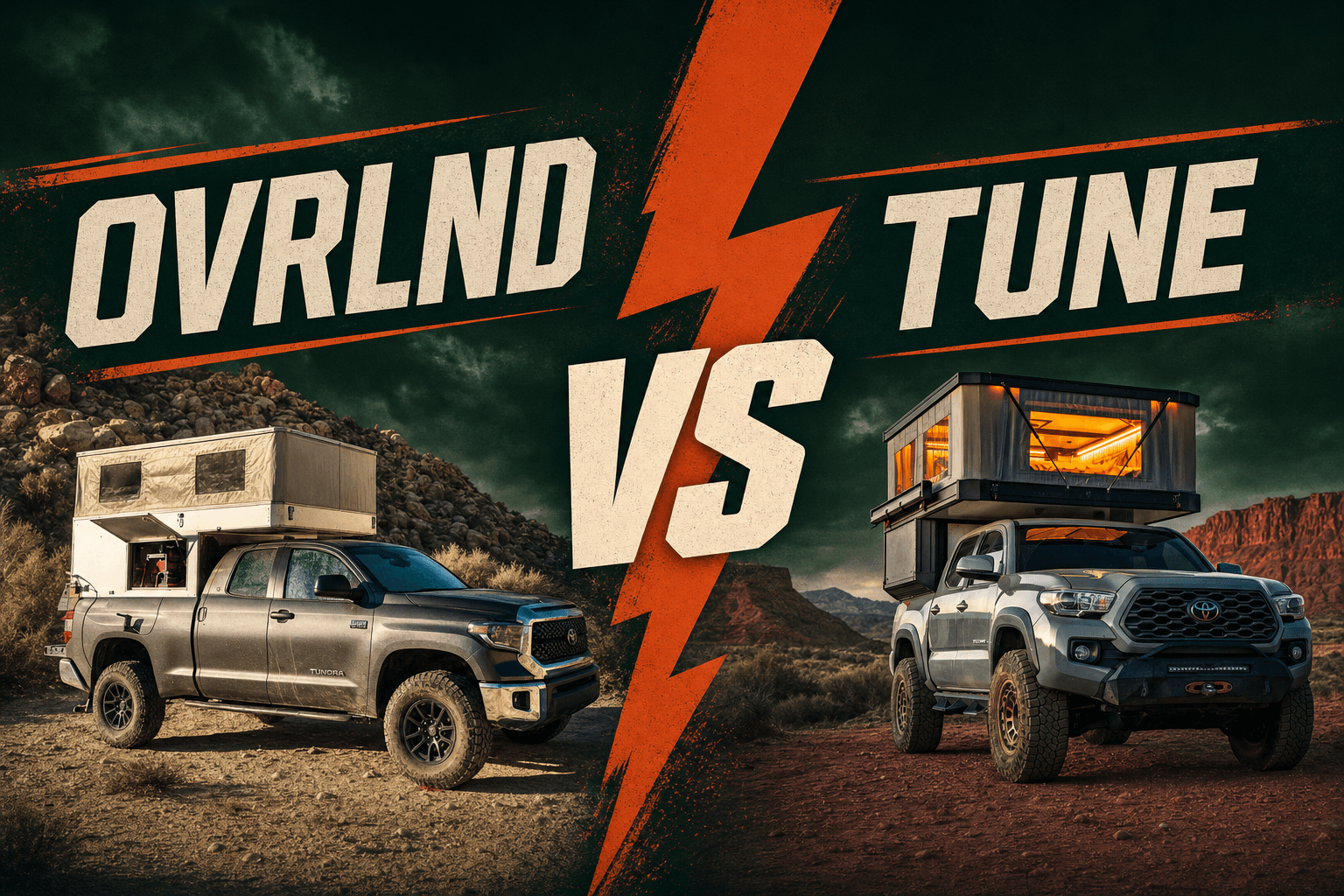 OVRLND vs Tune Outdoor: The Ultimate Full-Top Camper Shell Showdown