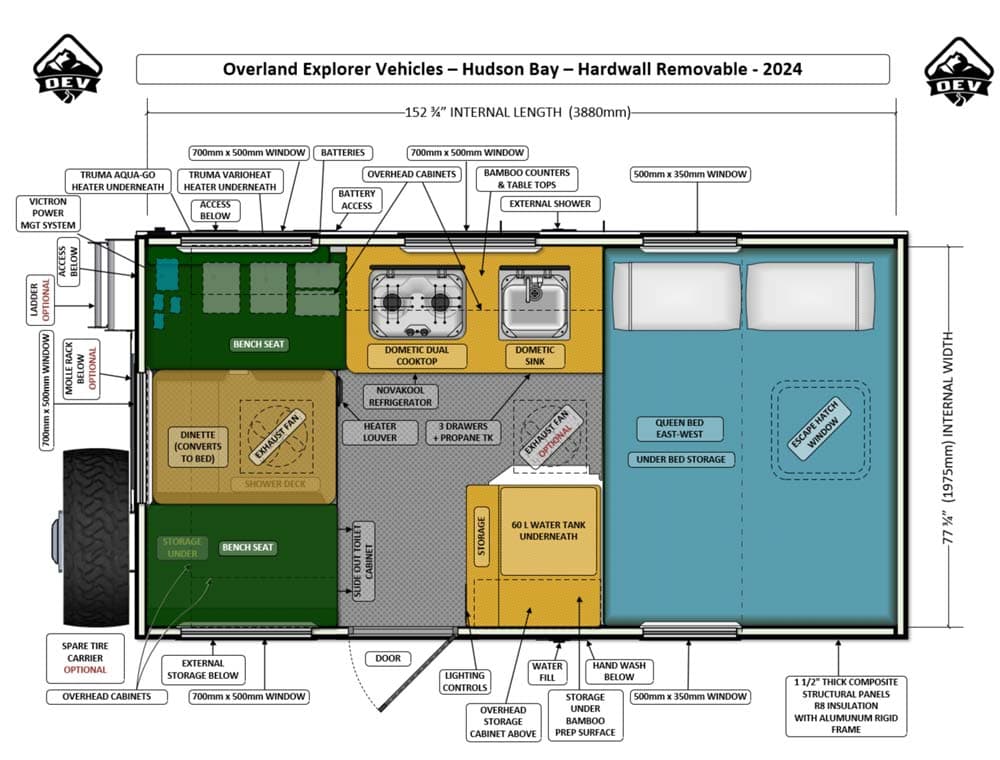 OEV Hudson Bay 8' Hard-Side
